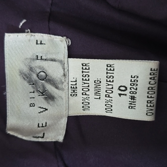Bill Levkoff Purple Sample Gown Size 10 - Picture 9 of 10